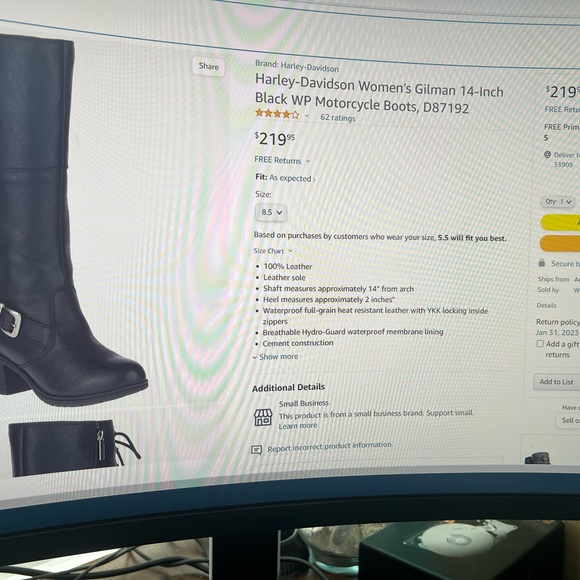 Harley-Davidson Women Boots - Picture 3 of 3